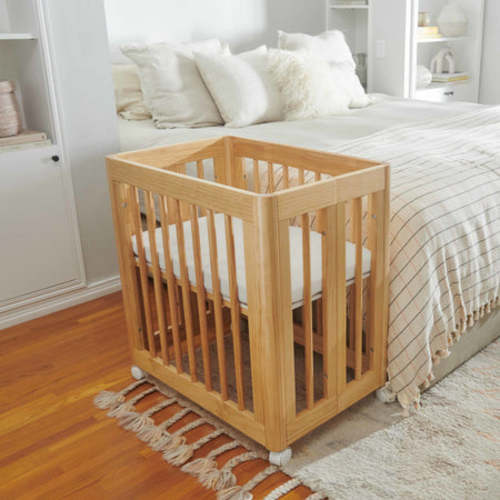 All-Stages Bassinet Sheet in GOTS Certified Organic Muslin Cotton