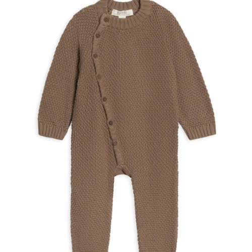 Casey Seed Stitch Sweater Knit Kimono Romper