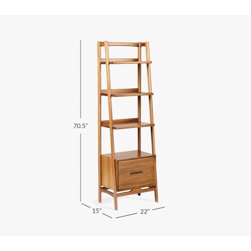 Modern Bookshelf - Narrow Tower | Pottery Barn Kids