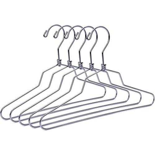 Quality Hangers Metal Children Hangers - Swivel Hook with Stainless Steel Body - Heavy Duty Wire Clothes Hangers - Pack of10 - Hangers for Kids