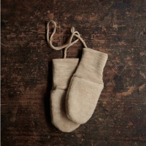 Peep Baby Mittens - Merino Wool Fleece - Sandstorm