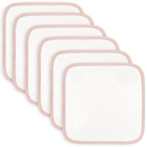 Baby Washcloths, Organic Rayon From Bamboo 6 Pack By Comfy Cubs (blue)