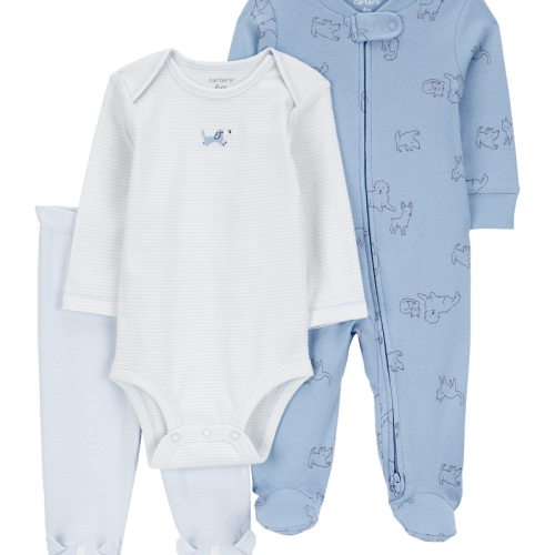 Blue Baby Boy 3-Piece Puppy Multi-Piece Set | Carter’s Oshkosh Canada