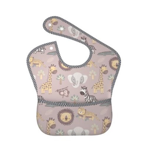 Easygdp Safari Animals Bibs For Babies, Baby Bibs for Eating, Toddler Bibs, Waterproof Bibs, Feeding Bibs, for Toddlers, Boys, Girls