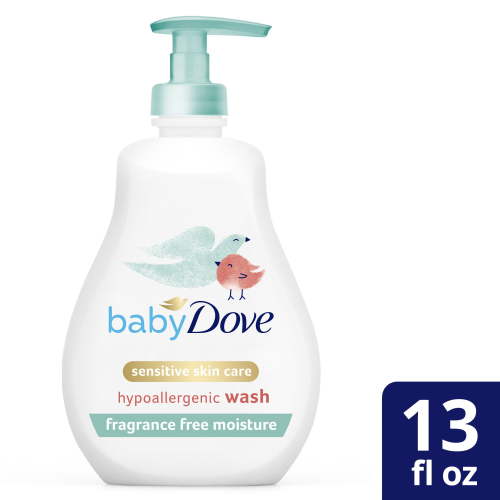 Baby Dove Hypoallergenic Tip to Toe Sensitive Liquid Body Wash 13 fl oz