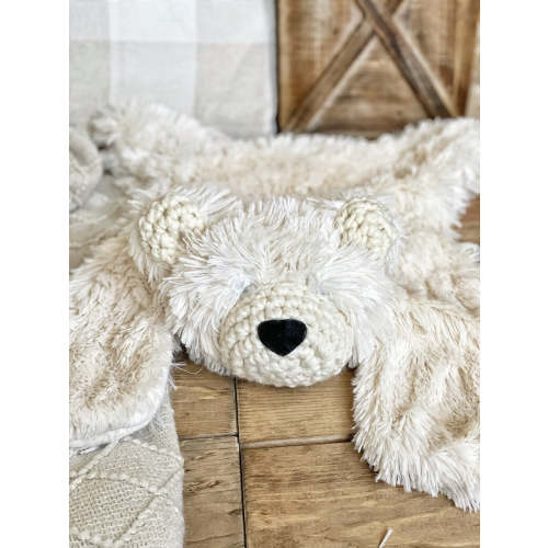 Polar Bear Lovey | Handmade Polar Bear Lovey Stuffed Animal – ClaraLoo