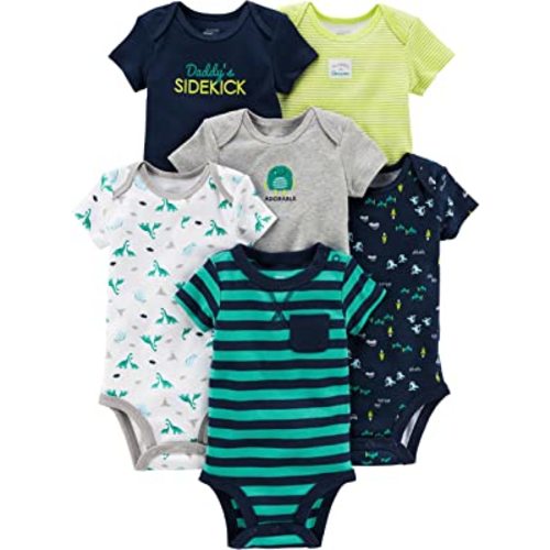 Simple Joys by Carter's baby-boys 6-pack Short-sleeve Bodysuit
