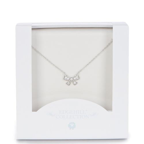 Edgehill Collection Baby Girls Bow Necklace