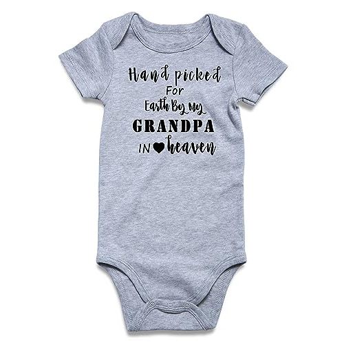 UNICOMIDEA Baby Boys Girls Romper Letter Printed Newborn Outfit Short Sleeve Bodysuits 0-12 Months
