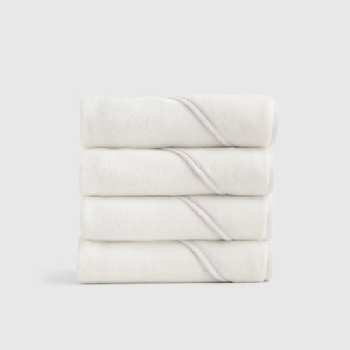 Organic Turkish Cotton Baby Hooded Towel Set 4-Pack