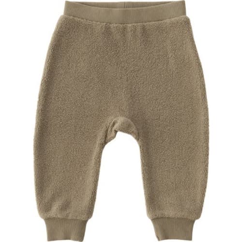 Organic Cotton Teddy Fleece Harem Pants, 3-6M