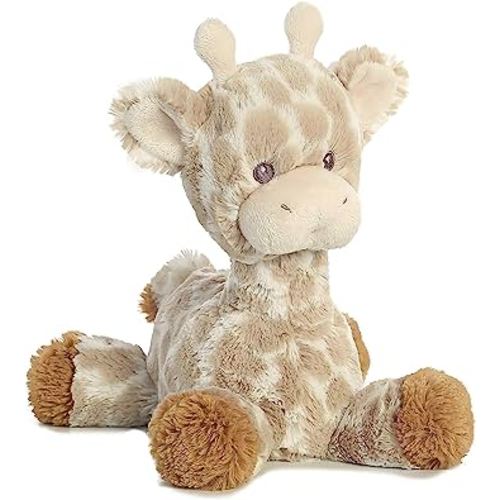 Aurora® Snuggly Loppy Giraffe™ Loppy Baby Stuffed Animal - Comforting Companion - Imaginative Play - Brown 11 Inches
