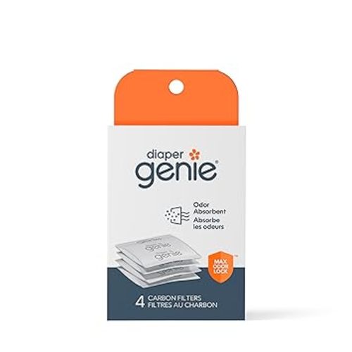 Diaper Genie Playtex Carbon Filter Refill Tray for Diaper Pails, 4 Count Packaging may vary