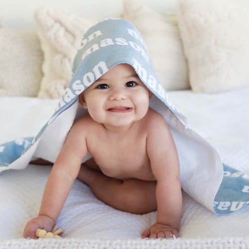 Personalized Hooded Towel | Solids