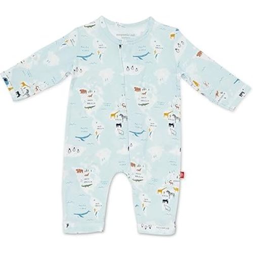 Magnetic Me Easy-Close Modal Coverall Jumpsuit Sea The World 12-18 Months