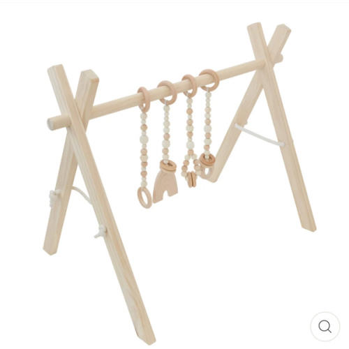 Wood Baby Gym + Toys - Natural / Wood
