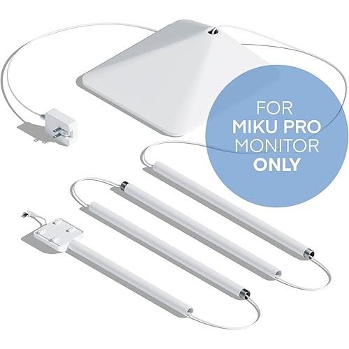 Miku Floor Stand Accessory for Miku Pro Upgraded Smart Baby Monitor, Adjustable Stable Base for Crib and Nursery Placement, Easy to Install, Tools Included, Monitor Not Included