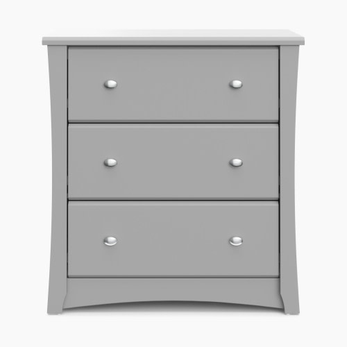 Storkcraft Crescent 3 Drawer Chest - Pebble Gray
