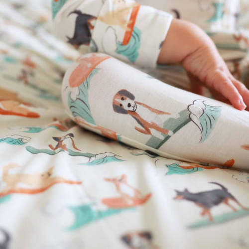 Paddle Pups Zipper Footie