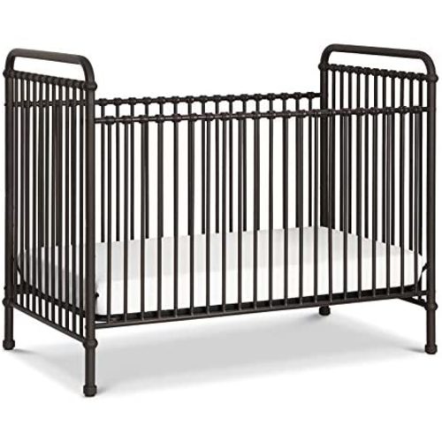 Million Dollar Baby Classic Abigail 3-in-1 Convertible Metal Crib in Vintage Iron, Greenguard Gold Certified