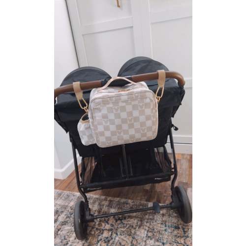 Mouse Checkered Stroller Diaper Bag (PRE-ORDER)