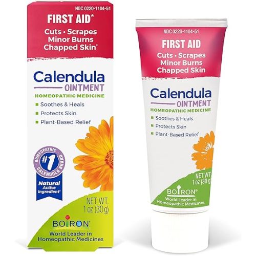 Boiron Calendula Ointment for Relief from Minor Burns, Cuts, Scrapes, and Insect Bites - 1 Oz