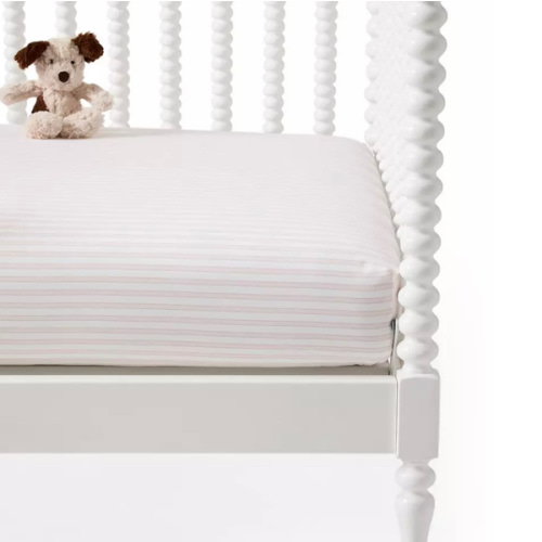 Oxford Stripe Crib Sheet | Serena and Lily