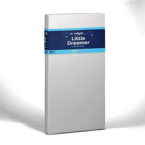 Moonlight Little Dreamer All Foam Crib Mattress - Dual Firmness w/Whit – Bambi Baby