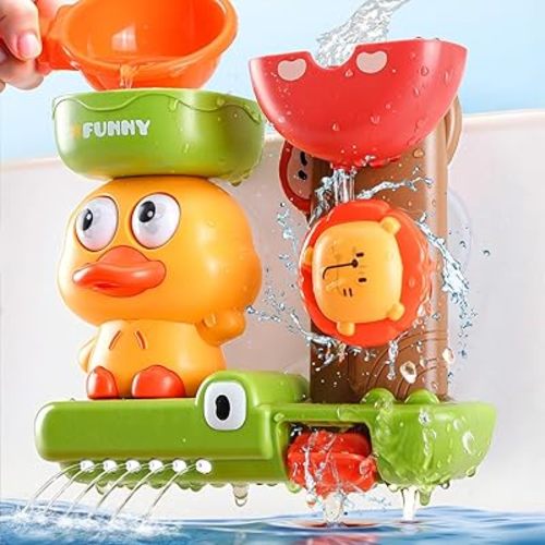 Bath Toys for Kids Ages 1-3: Baby Bath Toys 6-12 Months - Water Fun Bathtub Toys for Toddlers 2-4 - Bath Tub Toys for 1 2 3 4 Year Old Boys Girls Gifts