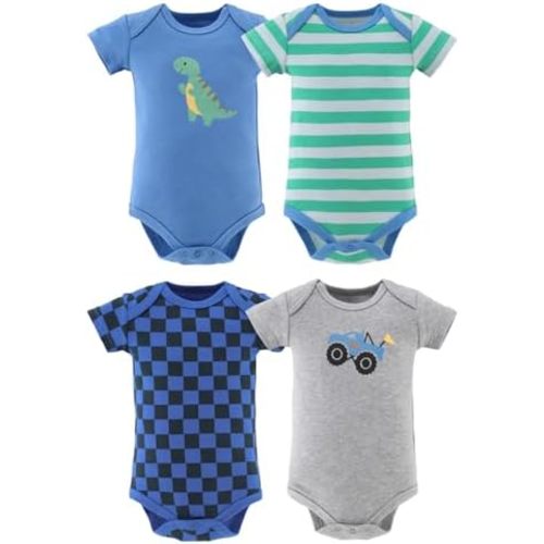 The Peanutshell Baby Boys' Bodysuits, Baby Clothes Boy, Newborn to 24m Baby Body Suits, Infant Boys Outfits, Baby Essentials