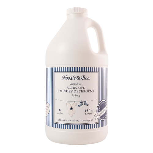 Noodle & Boo Ultra-Safe Newborn Baby Liquid Laundry Detergent, Sensitive Skin, Hypoallergenic, 47 Wash Loads, 64 fluid oz