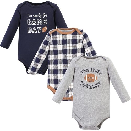 Hudson Baby unisex-baby Cotton Long-sleeve Bodysuits