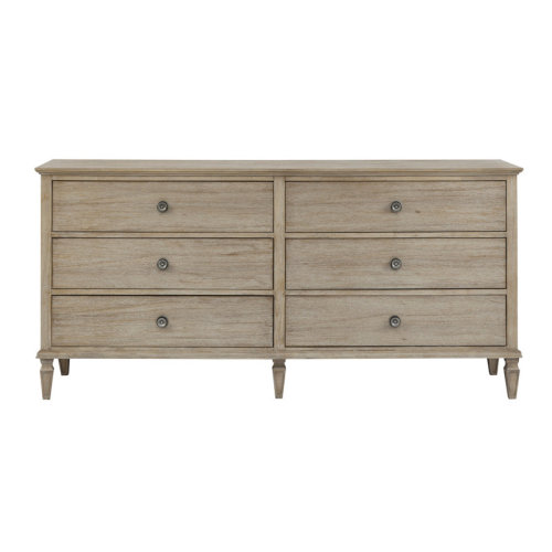Birch Lane™ Garland 6-drawer wood dresser (70") & Reviews | Wayfair