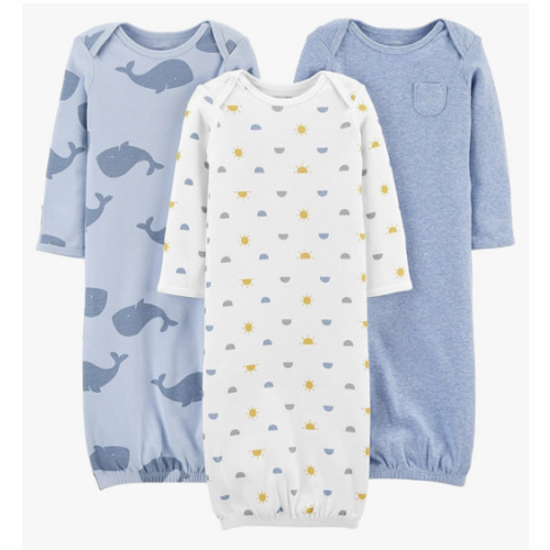 Simple Joys by Carter's Baby Boys' Cotton Sleeper Gown, Pack of 3