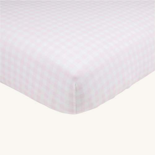 Sleep Tight Crib Sheet - Palm Beach Pink Gingham