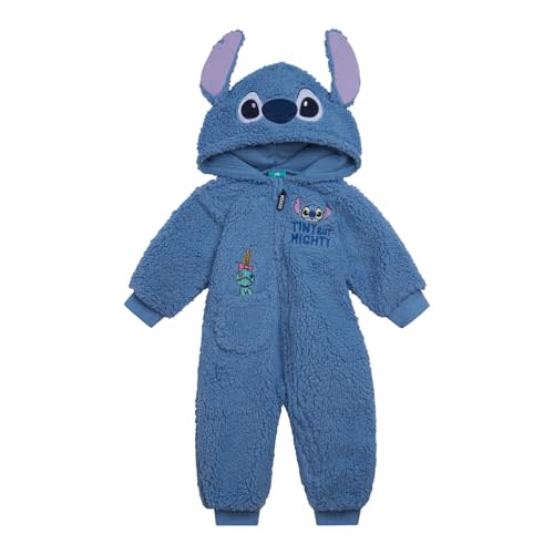 Disney Winnie the Pooh Mickey Mouse Lilo & Stitch Jack Skellington Monsters Inc Baby Zip Up Coverall Newborn to Infant Sizes
