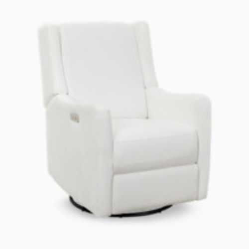 Delta Children Mercer Electronic Power Recliner and Swivel Glider - Pearl