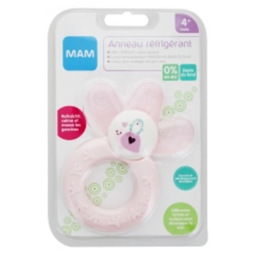 MAM Cooler Teether 4 Months + - Colour: Pink
