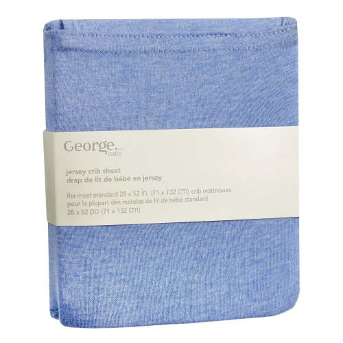 George baby Jersey Crib Sheet, Sizes 28" x 52"