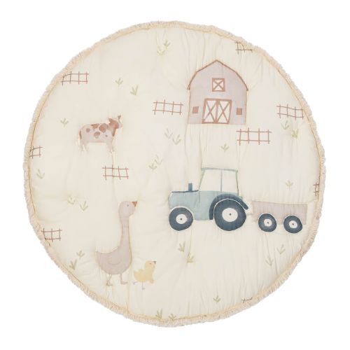 Charlie Quilted Farm Play Mat | Crane Baby