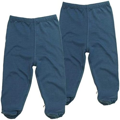 Babysoy Modern Organic Footie Pants 2 Pack