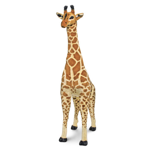 Melissa & Doug Extra Large Baby Zoo Giraffe - Lifelike Plush Stuffed Animal (4 feet tall)