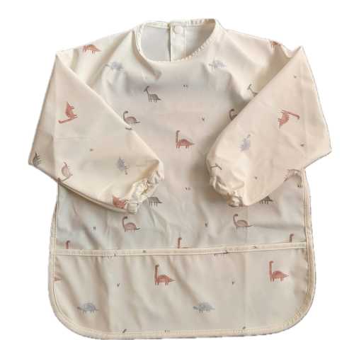 Waterproof Long Sleeve Baby Bib: Set of 2
