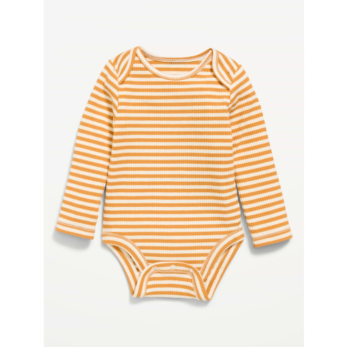 Printed Unisex Long-Sleeve Ribbed Bodysuit for Baby | Old Navy
