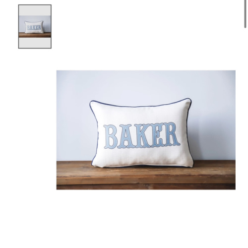 Traditional Boy Name Pillow 3-4 week turnaround - ElleB gifts
