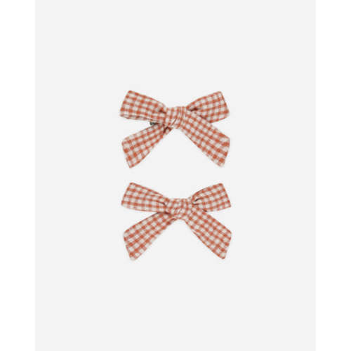 Bows, Set of 2 || Poppy Gingham