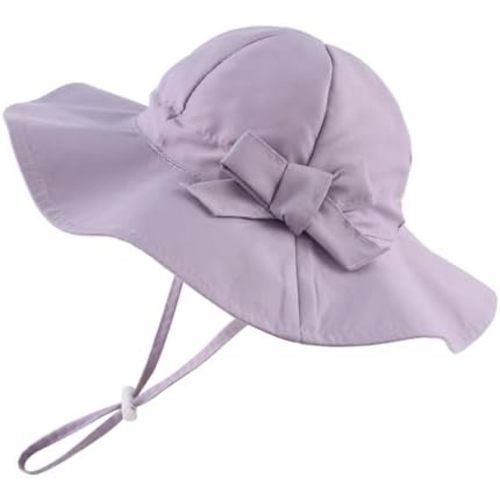 Bow Baby Girls Bucket Hat Infant Toddler Summer Cap Sun Protect Kids Hat for Girls