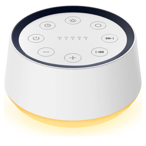 Brown Noise Sound Machine with 30 Soothing Sounds 12 Colors Night Light White Noise Machine for Adults Baby Kids Sleep Machines Memory Function 36 Volume Levels 5 Timers for Home Office Travel