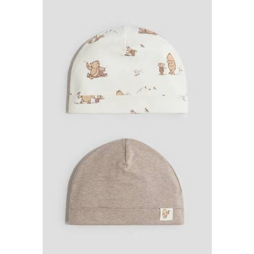 2-PACK COTTON JERSEY BEANIES
