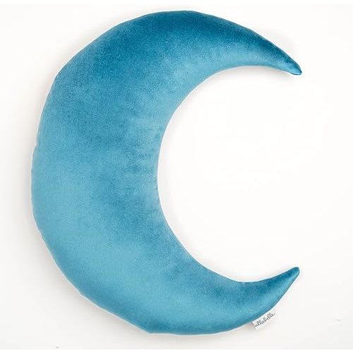 Decorative Pillow, Decorative Nursery Pillow, Playroom Décor, Cute Throw Pillows (Blue Moon)